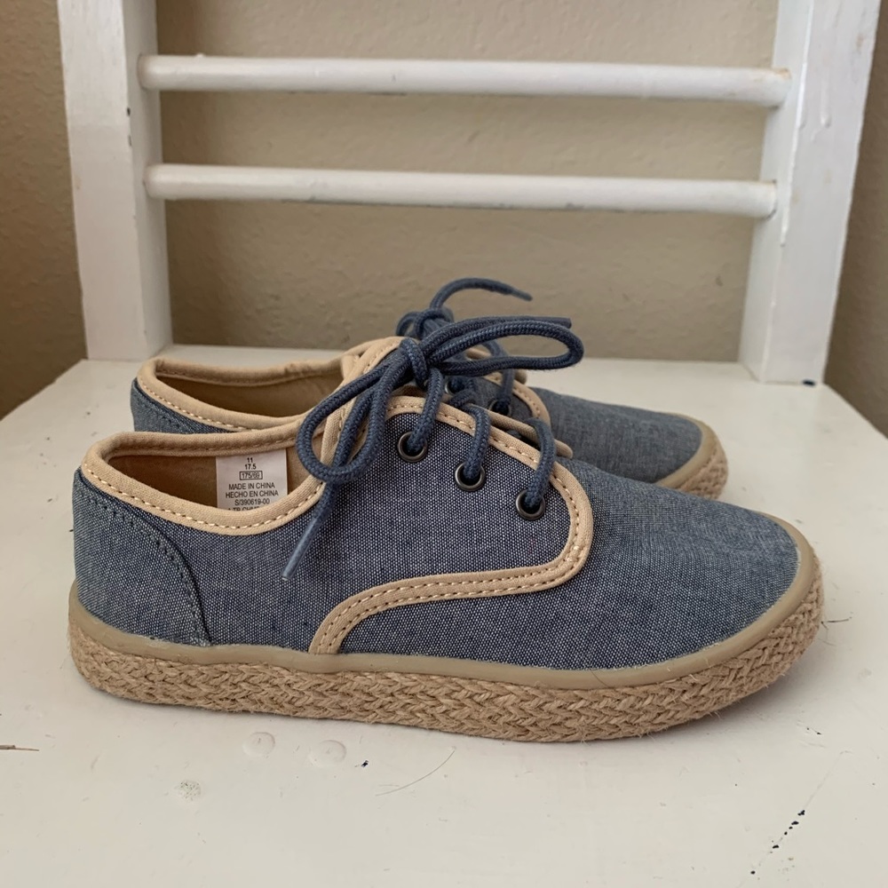 Boys Chambray Canvas Shoe